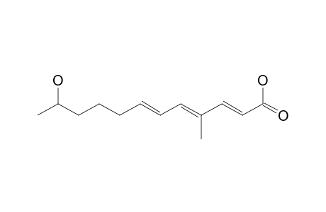 (2E,4E,6E)-11-HYDROXY-4-METHYL-2,4,6-DECATRIENOIC-ACID