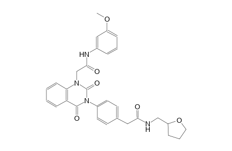 2-(2,4-dioxo-3-(4-{2-oxo-2-[(tetrahydro-2-furanylmethyl)amino]ethyl}phenyl)-3,4-dihydro-1(2H)-quinazolinyl)-N-(3-