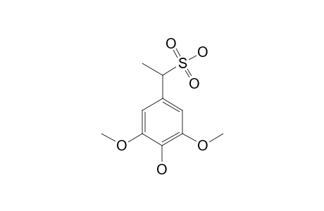 1-(4-HYDROXY-3,5-DIMETHOXYPHENYL)-ETHANE-1-SULFONIC-ACID
