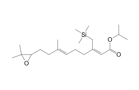 2,6-Nonadienoic acid, 9-(3,3-dimethyloxiranyl)-7-methyl-3-[(trimethylsilyl)methyl]-, 1-methylethyl ester, (Z,E)-(.+-.)-