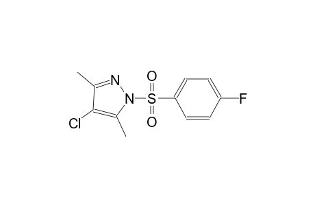 4-chloro-1-[(4-fluorophenyl)sulfonyl]-3,5-dimethyl-1H-pyrazole