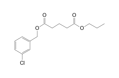 Glutaric acid, 3-chlorobenzyl propyl ester