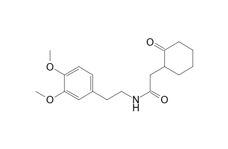 N-(3,4-dimethoxyphenethyl)-2-(2-oxocyclohexyl)acetamide