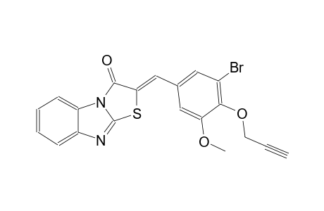 (2Z)-2-[3-bromo-5-methoxy-4-(2-propynyloxy)benzylidene][1,3]thiazolo[3,2-a]benzimidazol-3(2H)-one