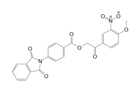benzoic acid, 4-(1,3-dihydro-1,3-dioxo-2H-isoindol-2-yl)-, 2-(4-methoxy-3-nitrophenyl)-2-oxoethyl ester