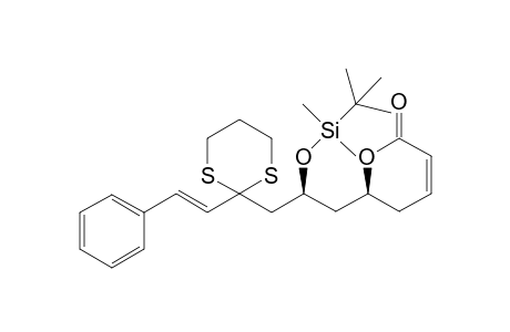 (5S,7S)-7-(tert-Butyldimethylsiloxy)-9-deoxo-9-(1,3-dithian-2-yl)kurzilactone
