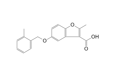 2-Methyl-5-[(2-methylbenzyl)oxy]-1-benzofuran-3-carboxylic acid