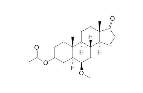 acetic acid [(5R,6R,8S,9S,10R,13S,14S)-5-fluoro-17-keto-6-methoxy-10,13-dimethyl-2,3,4,6,7,8,9,11,12,14,15,16-dodecahydro-1H-cyclopenta[a]phenanthren-3-yl] ester