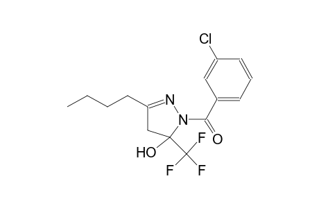 3-butyl-1-(3-chlorobenzoyl)-5-(trifluoromethyl)-4,5-dihydro-1H-pyrazol-5-ol