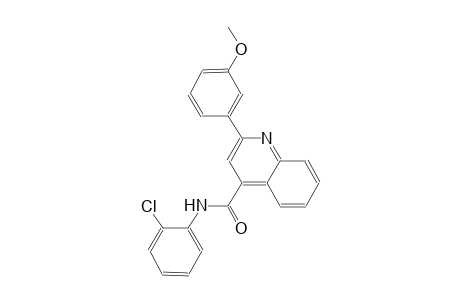 N-(2-chlorophenyl)-2-(3-methoxyphenyl)-4-quinolinecarboxamide
