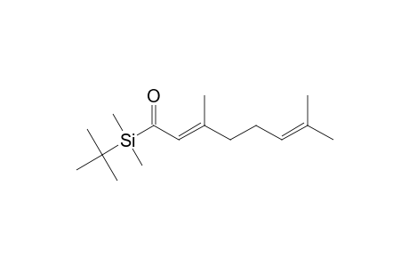 Silane, (1,1-dimethylethyl)(3,7-dimethyl-1-oxo-2,6-octadienyl)dimethyl-, (E)-