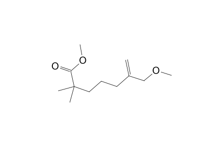 6-Methoxymethyl-2,2-dimethyl-6-heptenoic acid methyl ester