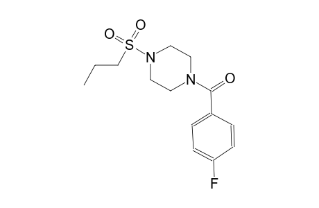 piperazine, 1-(4-fluorobenzoyl)-4-(propylsulfonyl)-