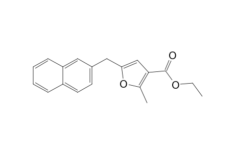 2-Methyl-3-(ethoxycarbonyl)-5-(2-naphthylmethyl)furan