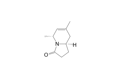 3(2H)-Indolizinone, 1,5,8,8a-tetrahydro-5,7-dimethyl-, cis-(.+-.)-