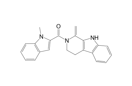 1H-Pyrido[3,4-b]indole, 2,3,4,9-tetrahydro-1-methylene-2-[(1-methyl-1H-indol-2-yl)carbonyl]-
