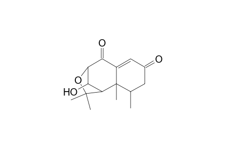 1,4-Methano-3-benzoxepin-5,7(2H,4H)dione, 1,8,9,9a-tetrahydro-10-hydroxy-2,2,9,9a-tetramethyl-
