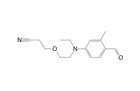 N-Ethyl-N-(2-cyanoethoxyethyl)-3-methyl-4-formylaniline