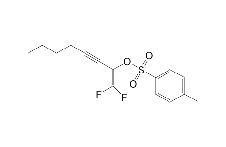 1,1-Difluorooct-1-en-3-yn-2-yl p-toluenesulfonate