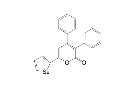 3,4-Diphenyl-6-(2-selenophenyl)-2H-pyran-2-one
