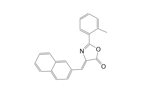 5(4H)-oxazolone, 2-(2-methylphenyl)-4-(2-naphthalenylmethylene)-, (4Z)-
