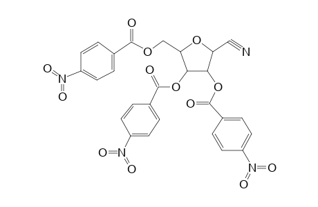 2,3,5-tri-o-p-Nitrobenzoyl-.alpha.-D-arabinosyl cyanide