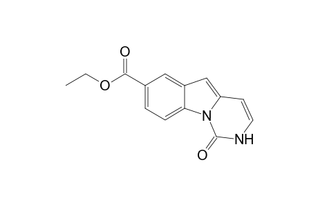 Ethyl 1,2-dihydro-1-oxopyrimido[1,6-a]indole-7-carboxylate