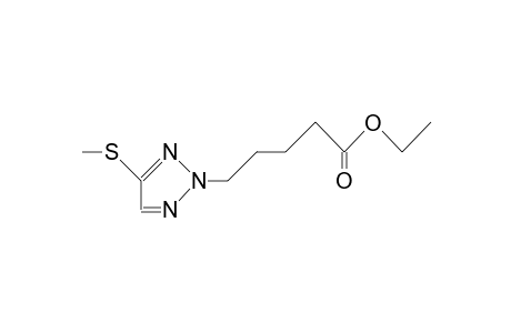 5-(4-Methylthio-1,2,3-triazol-2-yl)-pentanoic acid, ethyl ester