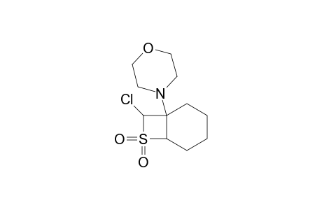 8-Chloro-1-morpholino-7,7-dioxo-7-thiabicyclo[4.2.0]octane