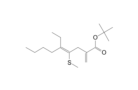 4-Nonenoic acid, 5-ethyl-2-methylene-4-(methylthio)-, 1,1-dimethylethyl ester, (Z)-