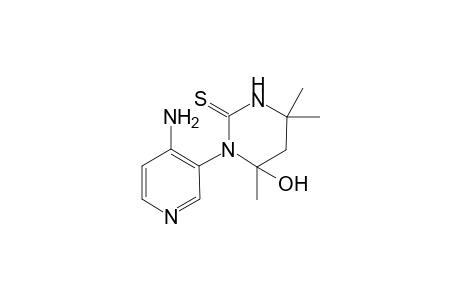 3-[4'-Aminopyrid-3'-yl]-4,6,6-trimethyl-4-hydroxy(perhydro)pyrimidine-2-thione