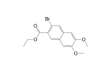 3-Bromo-6,7-dimethoxy-2-naphthalenecarboxylic acid ethyl ester