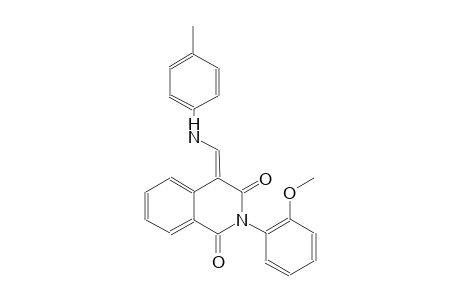 1,3(2H,4H)-isoquinolinedione, 2-(2-methoxyphenyl)-4-[[(4-methylphenyl)amino]methylene]-, (4E)-