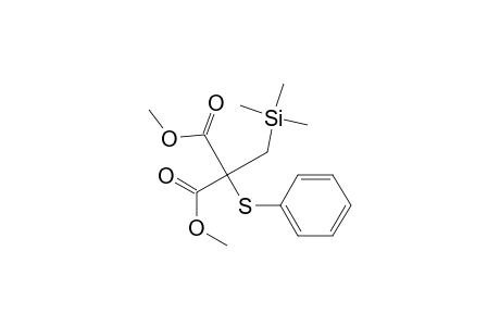 Propanedioic acid, (phenylthio)[(trimethylsilyl)methyl]-, dimethyl ester