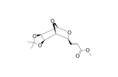 (-)-METHYL-(E)-1,4-ANHYDRO-6,7-DIDEOXY-2,3-O-ISOPROPYLIDENE-BETA-L-TALO-OCT-6-ENOPYRANURONATE