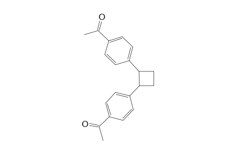 (1R,2S)-1,2-Bis(4-acetylphenyl)cyclobutane