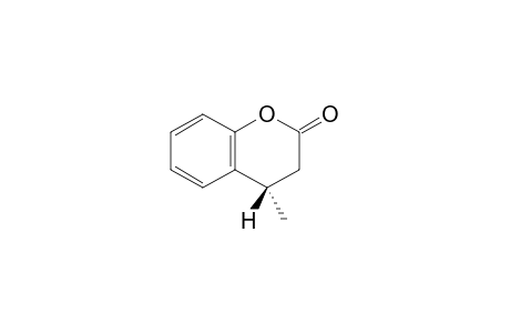 (4S)-4-methyl-3,4-dihydro-2H-1-benzopyran-2-one