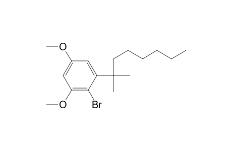 Benzene, 2-bromo-1-(1,1-dimethylheptyl)-3,5-dimethoxy-