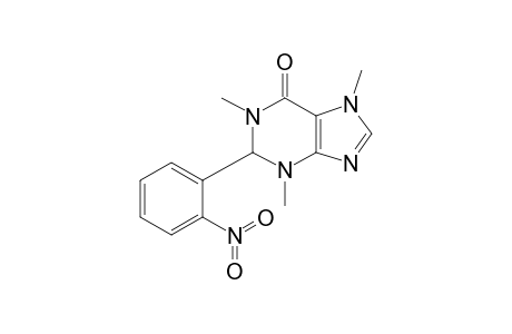1,2,3,7-Tetrahydro-2-(2'-nitrophenyl)-1,3,7-trimethyl-6H-purin-6-one