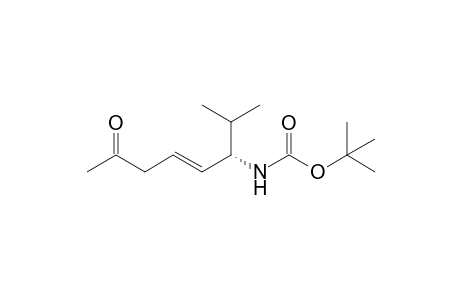 N-[(2E),(1S)-1-(Methylethyl)-5-oxohex-2-enyl](tert-butoxy)carboxamide