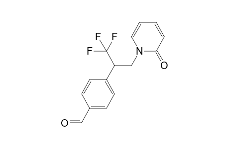 4-(1,1,1-Trifluoro-3-(2-oxopyridin-1(2H)-yl)propan-2-yl)benzaldehyde