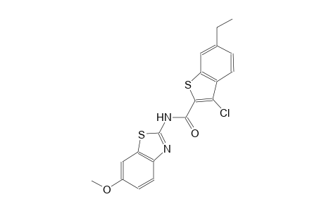 3-chloro-6-ethyl-N-(6-methoxy-1,3-benzothiazol-2-yl)-1-benzothiophene-2-carboxamide