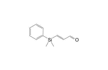 (E)-3-(Dimethyl(phenyl)silyl)acrylaldehyde