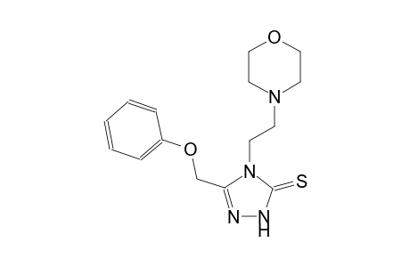 3H-1,2,4-triazole-3-thione, 2,4-dihydro-4-[2-(4-morpholinyl)ethyl]-5-(phenoxymethyl)-