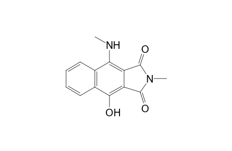 1-hydroxy-N-methyl-4-(methylamino)-2,3-naphthalenedicarboximide