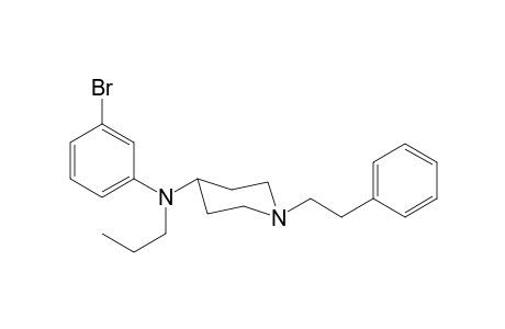 N-(3-Bromophenyl)-N-propyl-1-(2-phenylethyl)piperidin-4-amine