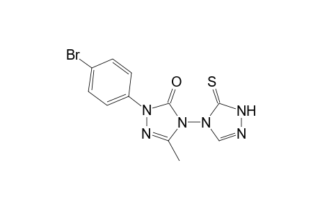 5-Methyl-2-(p-bromophenyl)-5'-thioxo-[4,4'-bis(1,2,4)-triazol]-3(1'H,2H)-one
