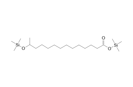 13-Hydroxytetradecanoic acid, di-TMS