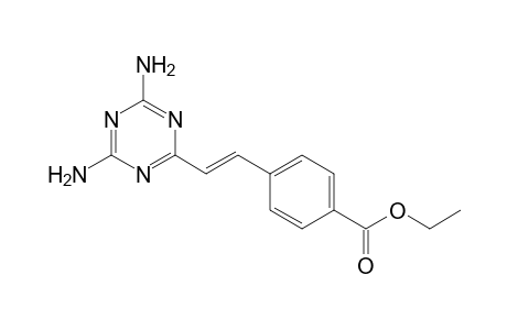 2,4-Diamino-(E)-6-[2-(4-ethoxycarbonylphenyl)ethenyl]-1,3,5-triazine