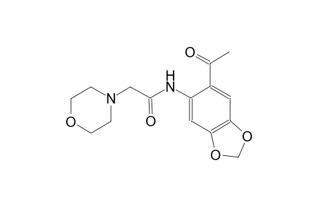 Acetamide, N-(6-acetylbenzo[1,3]dioxol-5-yl)-2-(morpholin-4-yl)-